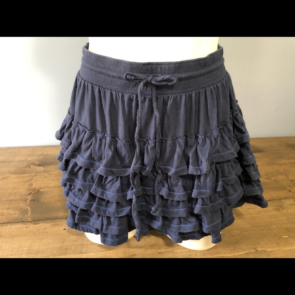 Blue Ruffle Skirt - Picture 2 of 4